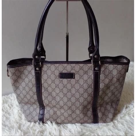 gucci pvc tote shopping bag